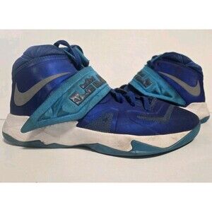 Nike Lebron James Soldier 7 Blue/White 599818-401 Basketball Shoes‎ Size 6.5Y